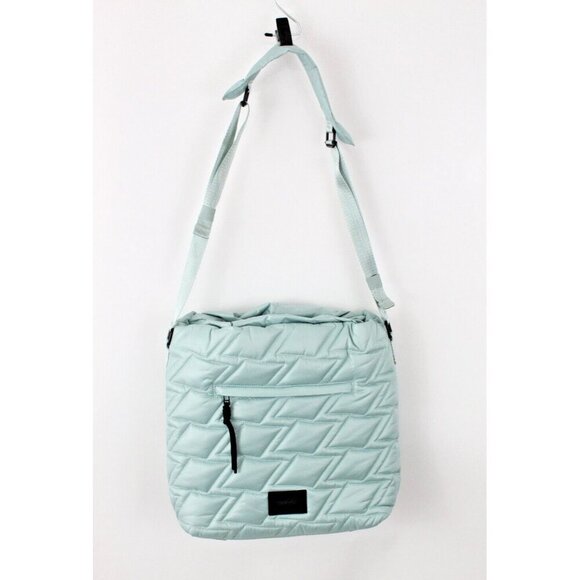 Gymshark Women Tote Premium Collection Yoga Quilted Frost Teal Size 12.5x13x5.3 - Picture 2 of 13
